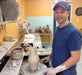 north carolina potter ron philbeck at Cedar Creek Gallery's National Teapot Show XIII