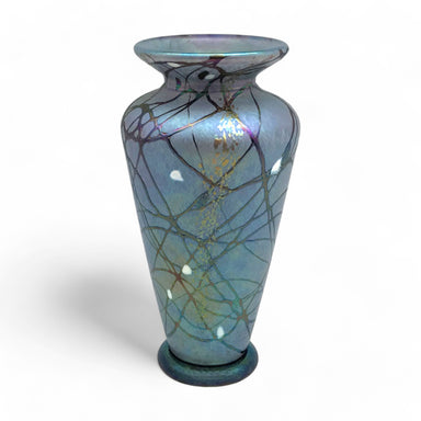 Parisian fog color medium glass vase