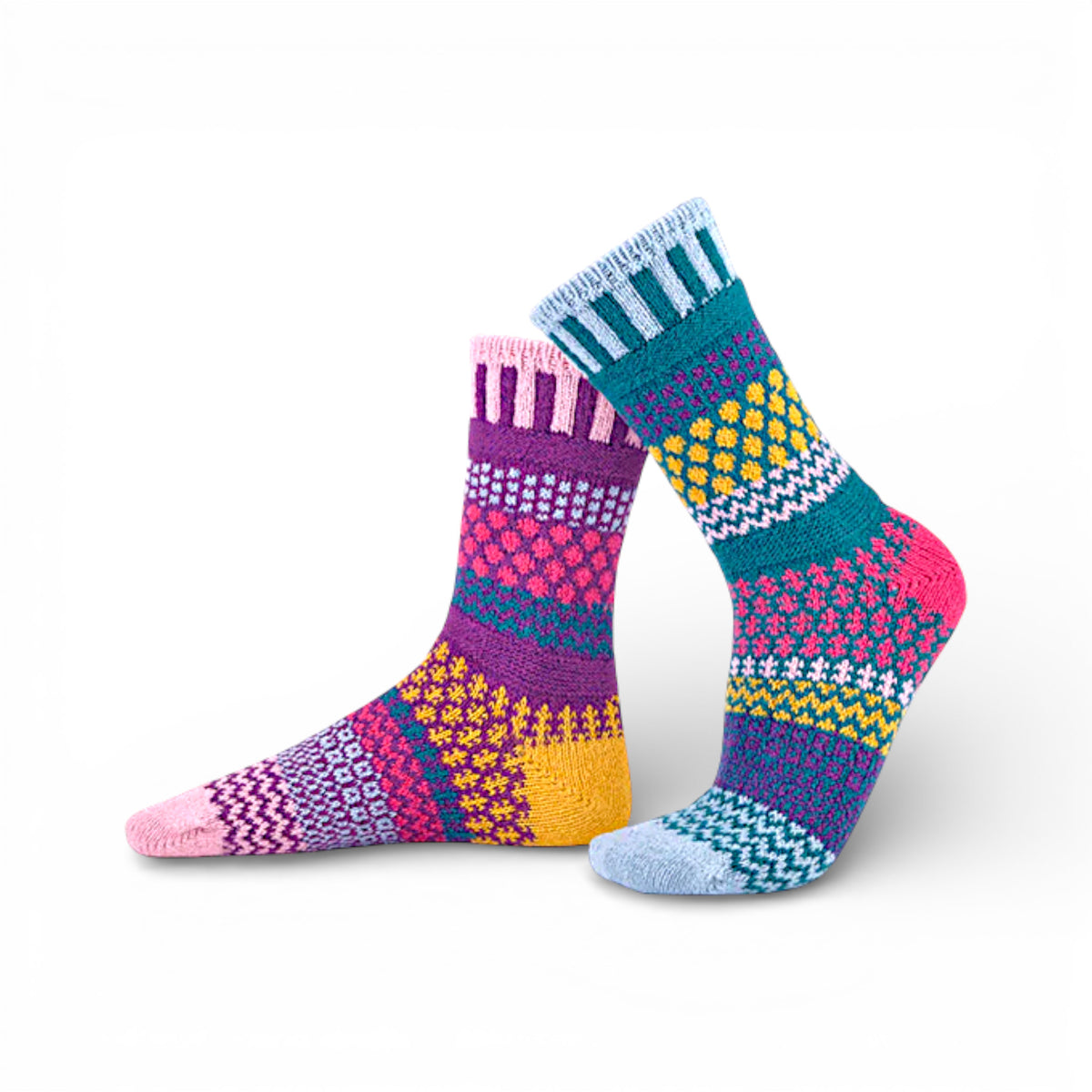 Petunia Crew Socks — Cedar Creek Gallery