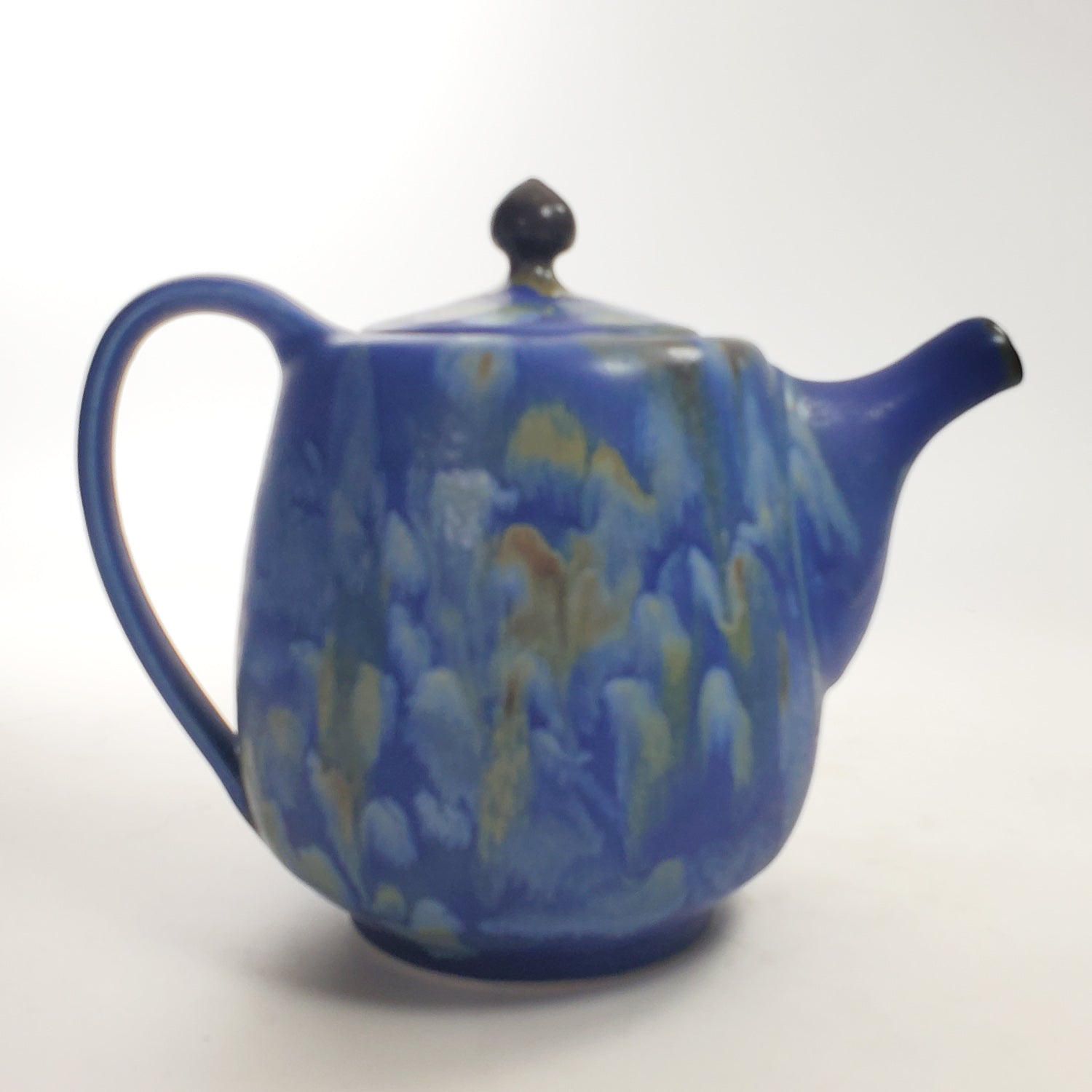 Porcelain Teapot - Blue