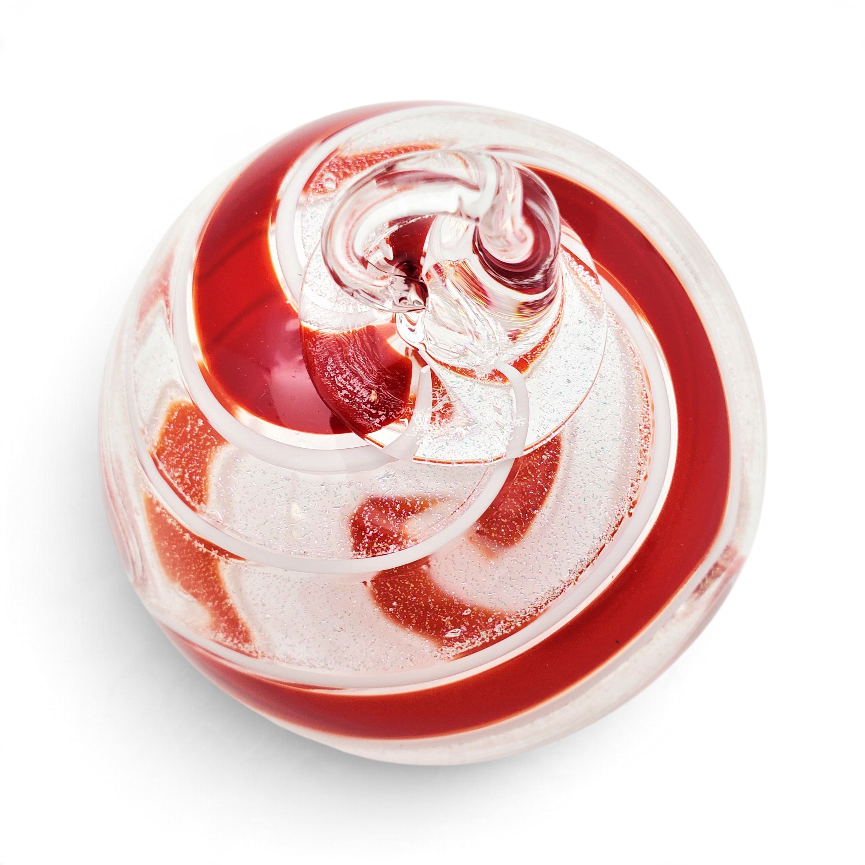 Red Spin Ornament