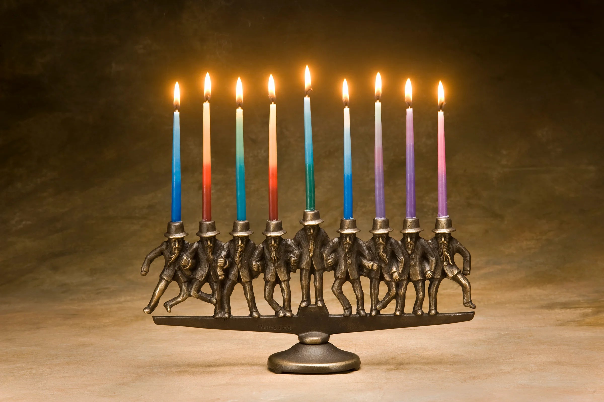 Dancing Rabbis Menorah