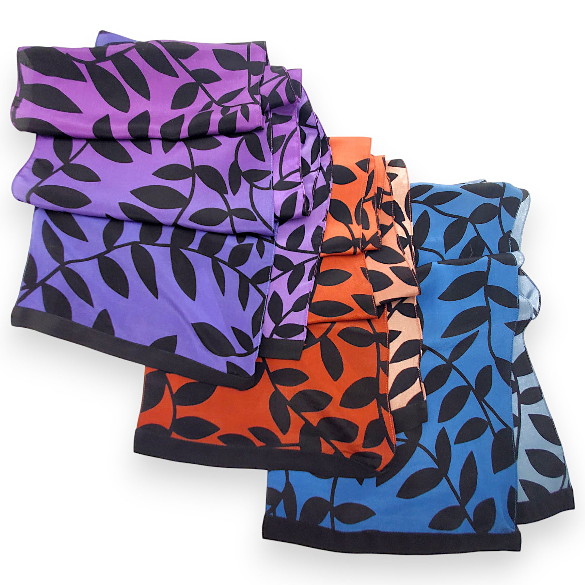 hand-dyed silk scarves by kavita