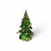 small green handcrafted glass holiday tree great for decorating