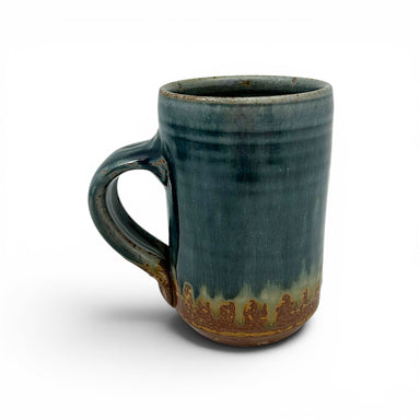 Stoneware mug handcrafted by North Carolina master potter Brad Tucker