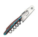 handcrafted waiter's knife with corkscrew in vein turquoise finish
