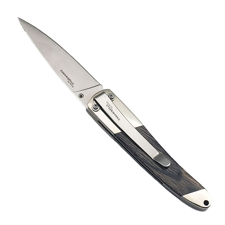 Liner Lock Knife - Woolly Mammoth Tusk