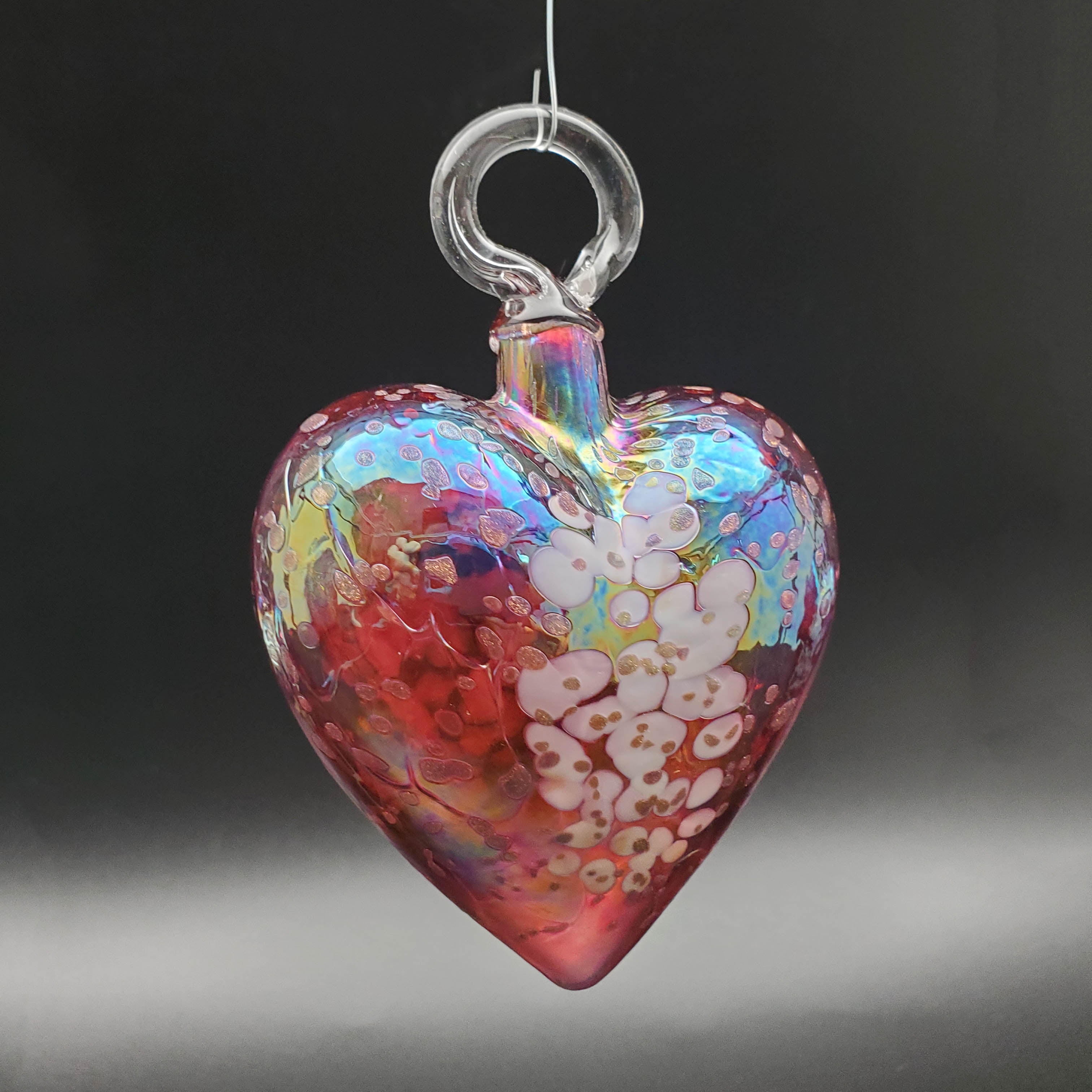 Heart Ornament - Gold Lined