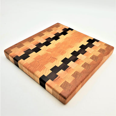 Mesquite Sushi Board with Turquoise Inlay — Cedar Creek Gallery