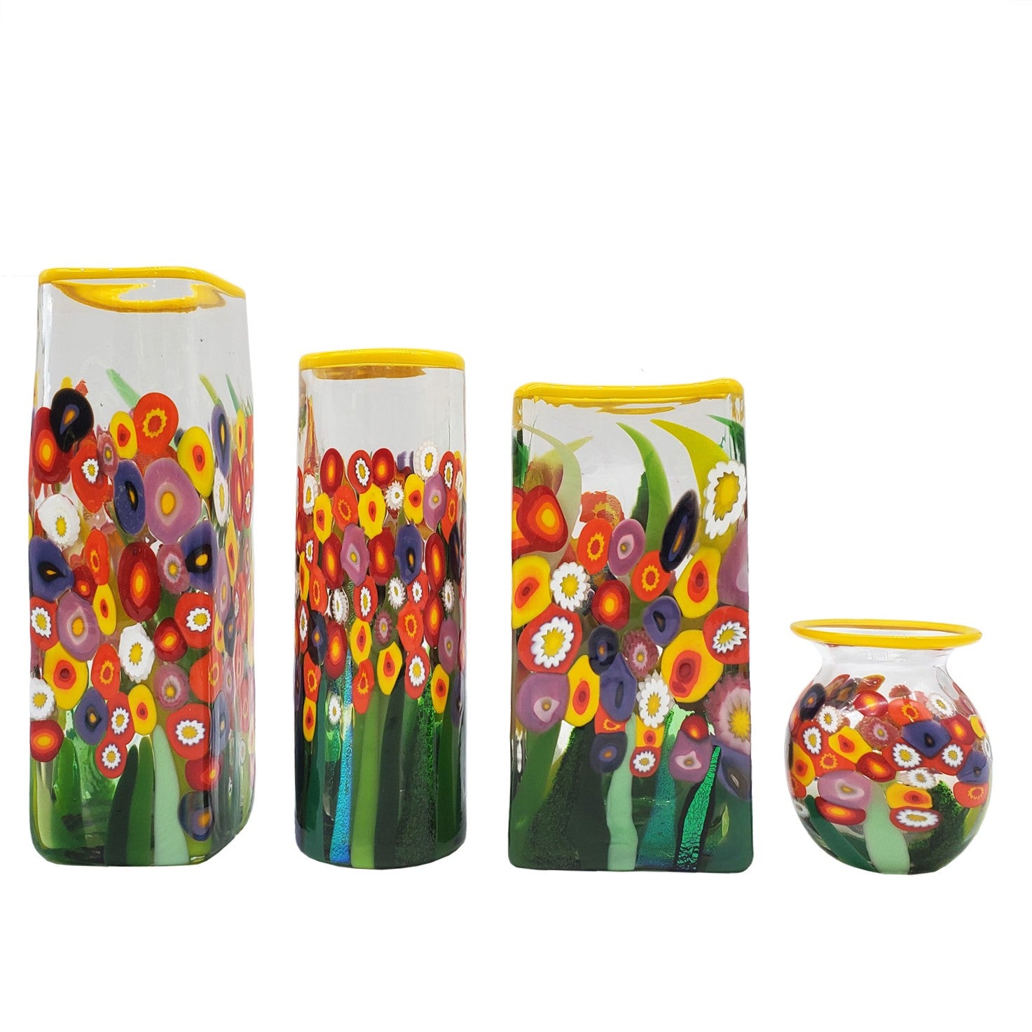 Glass Vase - Wildflowers