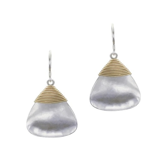 Rounded Triangle Earrings