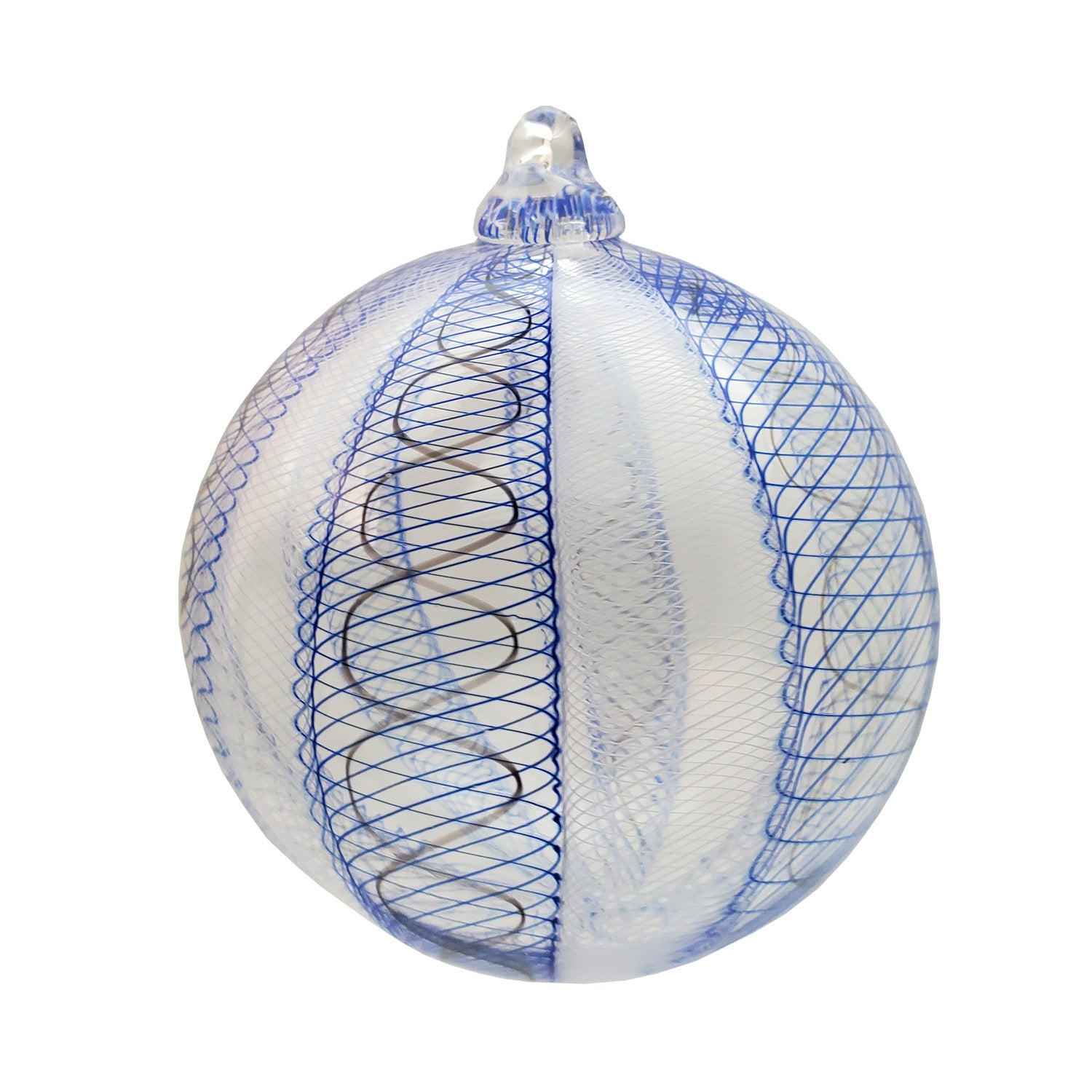 Filigree Ornament - Blue White