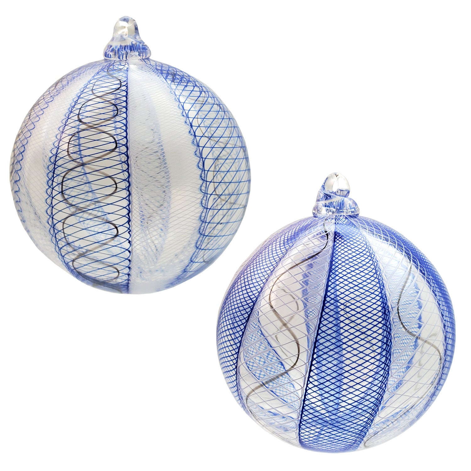 Filigree Ornament - Blue White