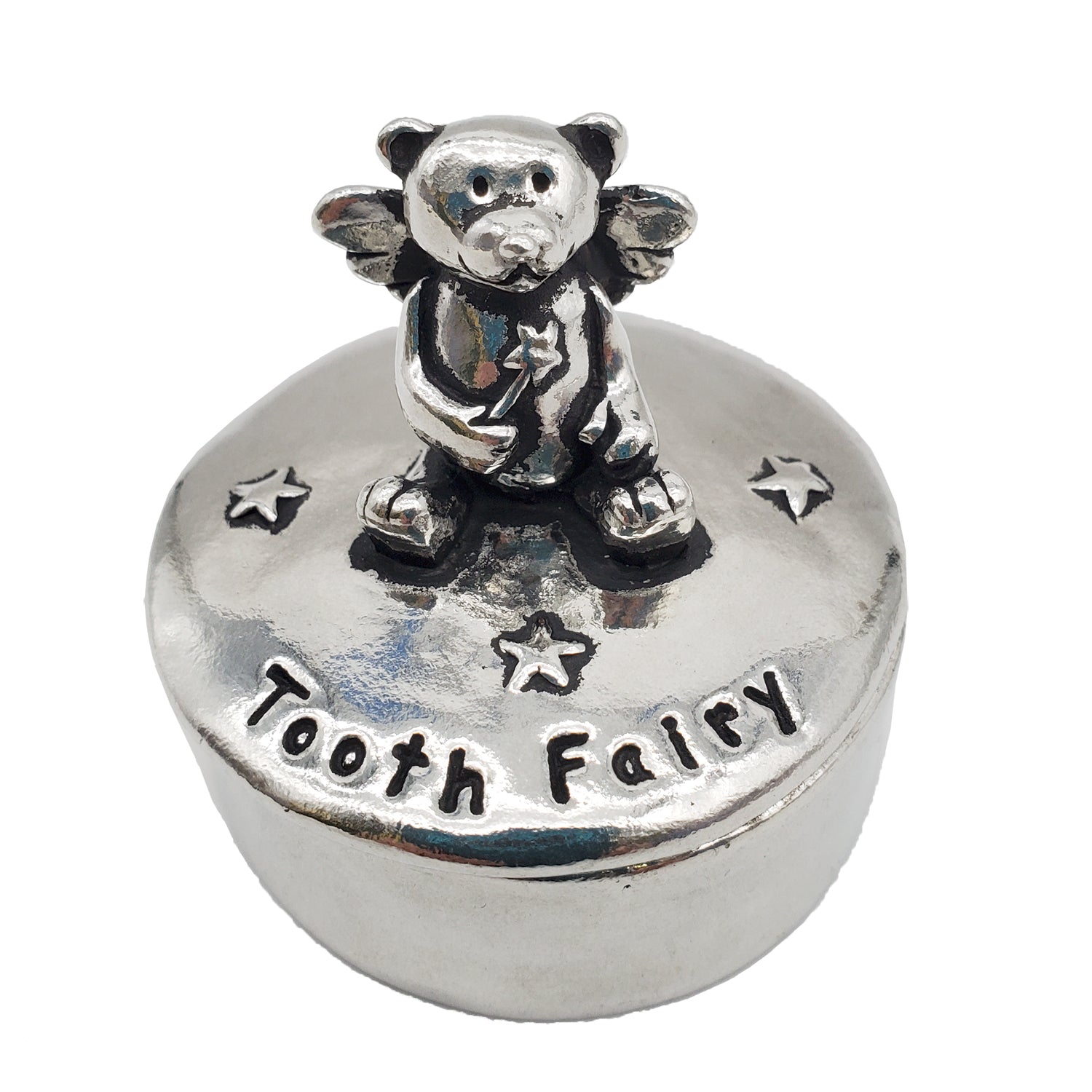 tooth fairy box crafted from fine pewter