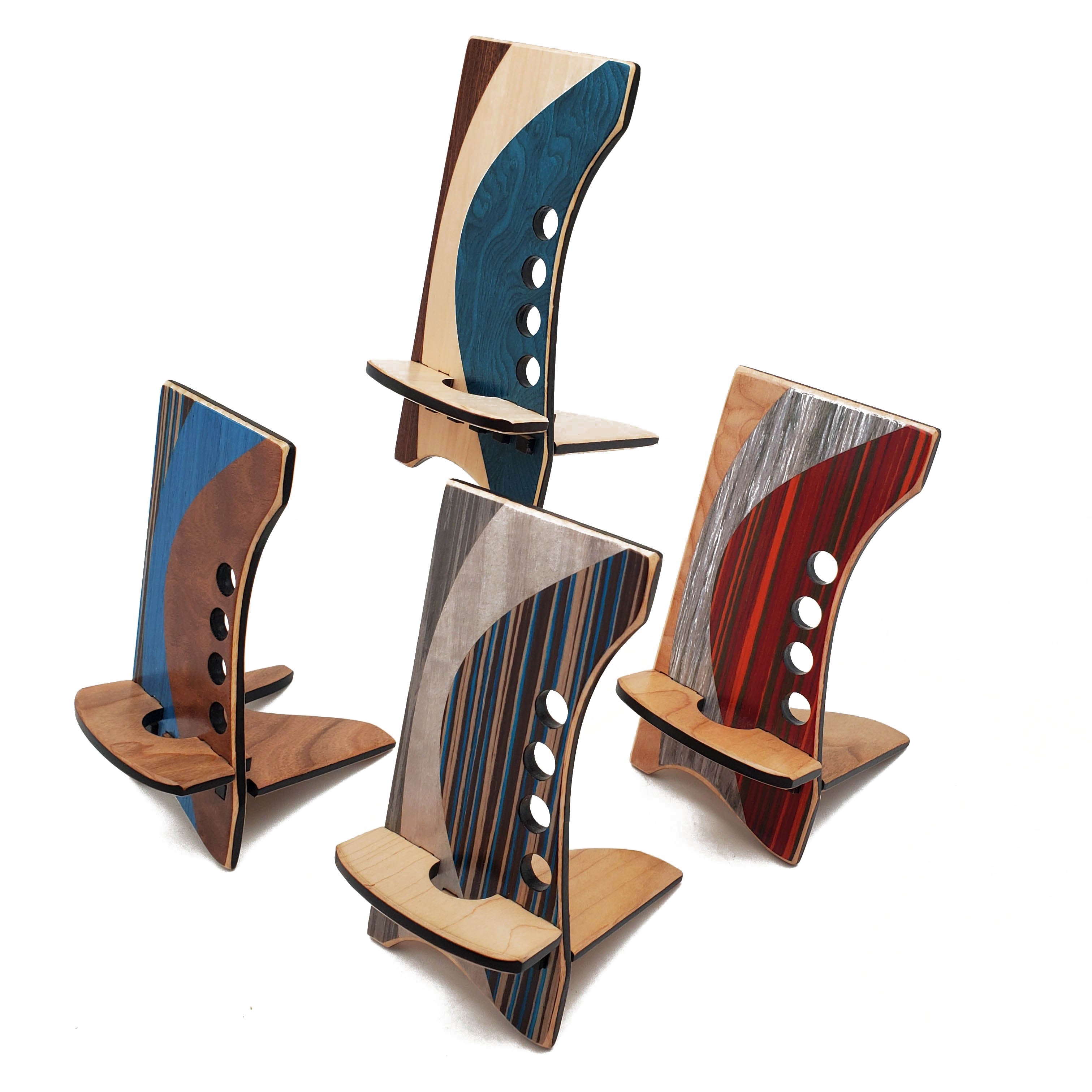 Marquetry Inlay Phone Stand