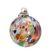 small handcrafted mardi gras glass ornament